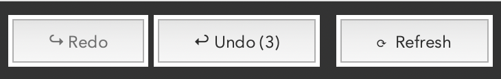 Redo, Undo, and Refresh buttons